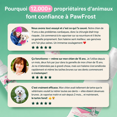 Spray dentaire anti-tartre - chiens/chats