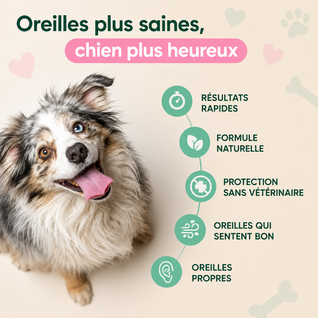 Gouttes Nettoyantes Oreilles - Chien & Chat