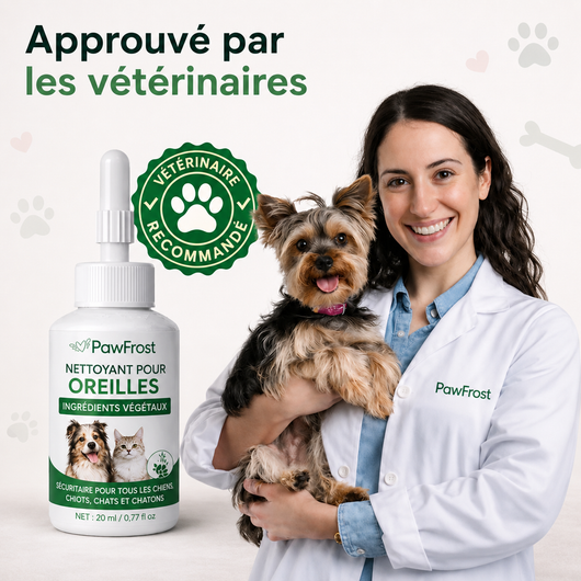 Gouttes Nettoyantes Oreilles - Chien & Chat