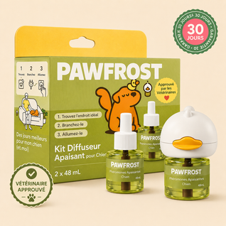 PawFrost - Diffuseur Apaisant aux Phéromones pour Chien