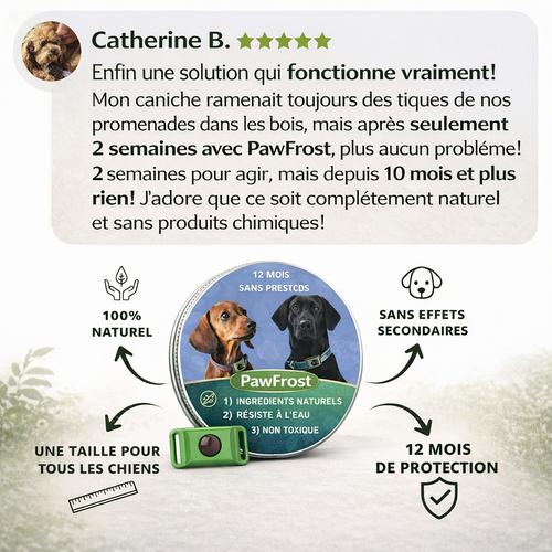 Pendentif Anti-Puces et Tiques