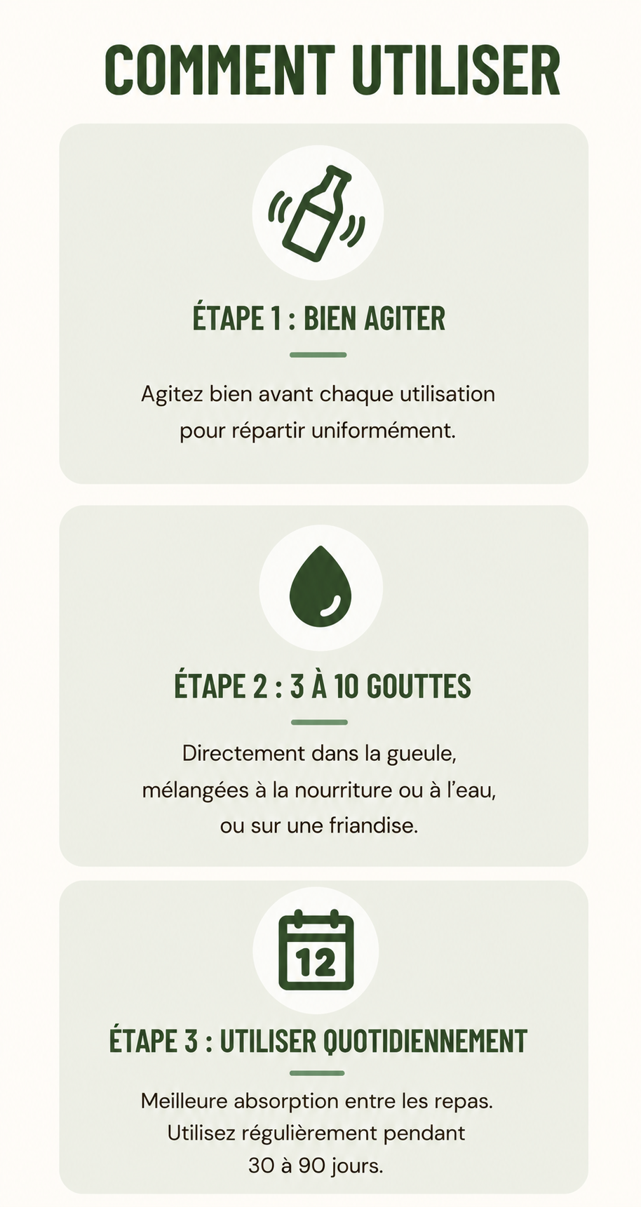 Ajoutez sur sa nourriture ou ses dents