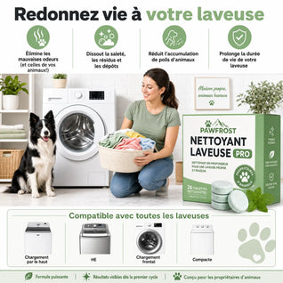 Nettoyant Anti-Poils pour Machine à Laver 🐾