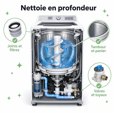 Nettoyant Anti-Poils pour Machine à Laver 🐾
